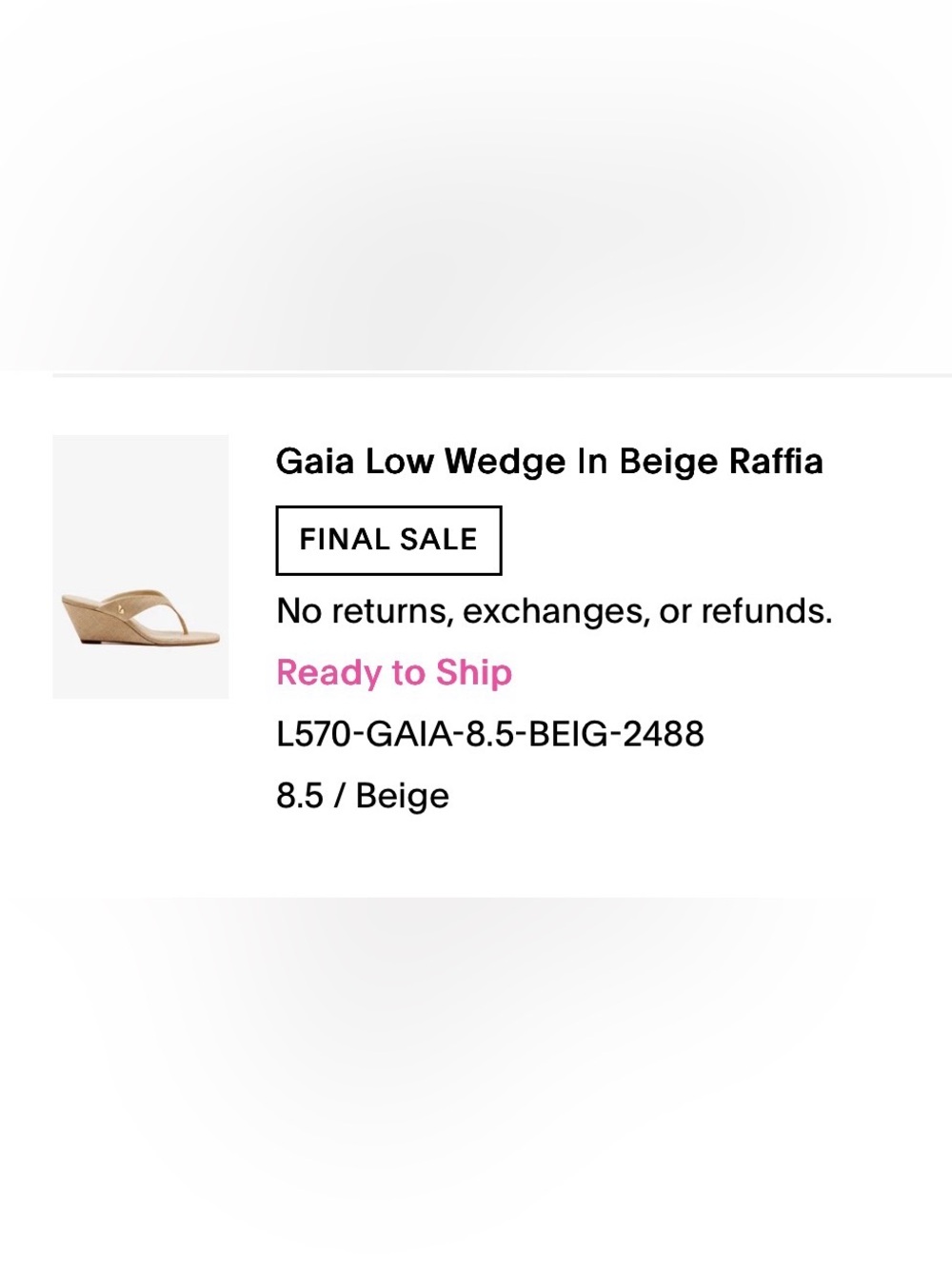 Larroude Wedge- Sandal